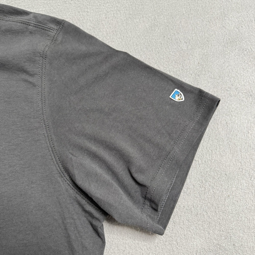 KUHL Wildfibre‎ Shirt Mens XL Gray Outdoors Casual Comfort Short Sleeve  Organic - Picture 4 of 11